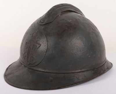 WW1 Romanian M-15 Adrian Pattern Steel Helmet - 4