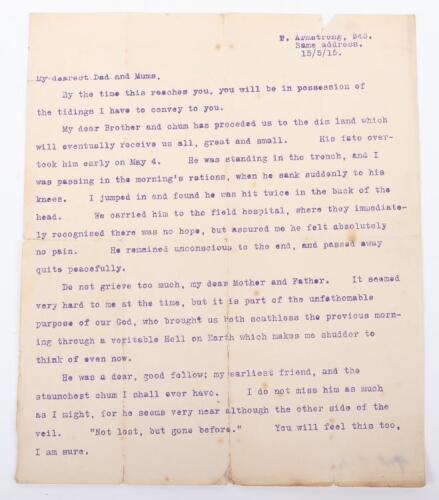 Great War Letter, Royal Naval Division