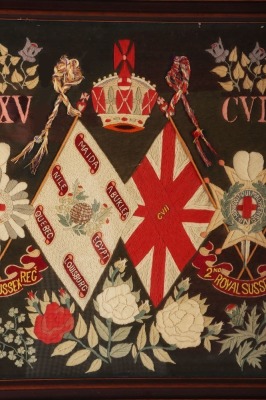 1st & 2nd Battalion Royal Sussex Regimental Embroidery - 3