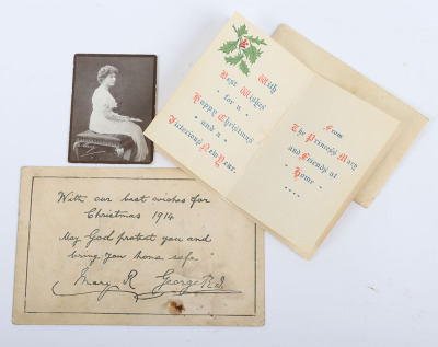 Christmas Fund 1914 Princess Mary Gift Tin with Contents - 2