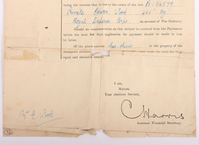 Great War Documents of British Casualty in Ireland 1918 - 3