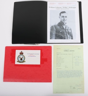 WW2 Royal Air Force Battle of Britain Combat Report of Pilot Officer William McKnight DFC & Bar, No 242 Squadron Commanded by Sir Douglas Bader - 5