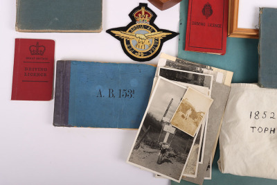 Royal Air Force Casualty Log Book Grouping, relating to Air Gunner Vivian C Topham No 462 Squadron RAAF who was lost on air operations on the night of 6/7th January 1945 - 4