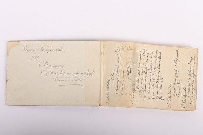 Royal Air Force Casualty Log Book Grouping, relating to Air Gunner Vivian C Topham No 462 Squadron RAAF who was lost on air operations on the night of 6/7th January 1945 - 5