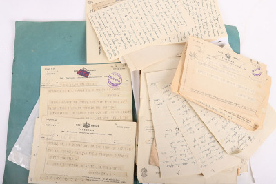 Royal Air Force Casualty Log Book Grouping, relating to Air Gunner Vivian C Topham No 462 Squadron RAAF who was lost on air operations on the night of 6/7th January 1945 - 9