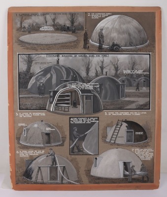 Grouping of Original WW2 Artwork by G.H.Davis - 12
