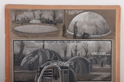 Grouping of Original WW2 Artwork by G.H.Davis - 13