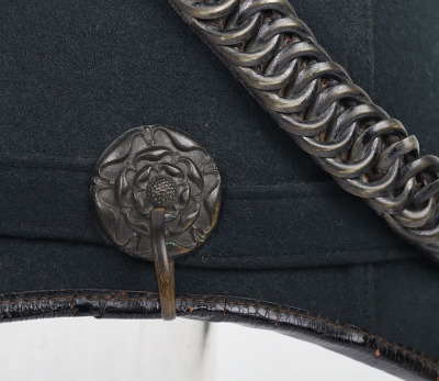 Victorian 1st Worcestershire Rifle Volunteer Corps Other Ranks Home Service Helmet - 4