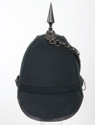 Victorian 1st Worcestershire Rifle Volunteer Corps Other Ranks Home Service Helmet - 5
