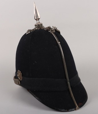 Rare Victorian Second Royal Cheshire Militia Home Service Helmet - 8