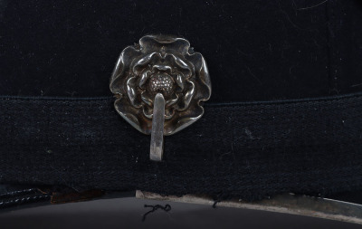 Rare Victorian Second Royal Cheshire Militia Home Service Helmet - 10