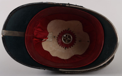Rare Victorian Second Royal Cheshire Militia Home Service Helmet - 11
