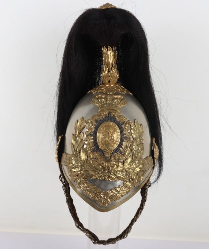 Victorian North Somerset Yeomanry 1847 &lsquo;Albert&rsquo; Pattern Dress Helmet