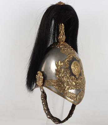 Victorian North Somerset Yeomanry 1847 &lsquo;Albert&rsquo; Pattern Dress Helmet - 4