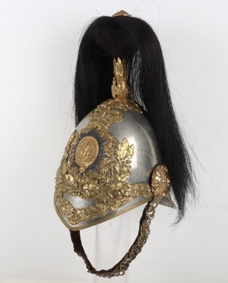 Victorian North Somerset Yeomanry 1847 &lsquo;Albert&rsquo; Pattern Dress Helmet - 5