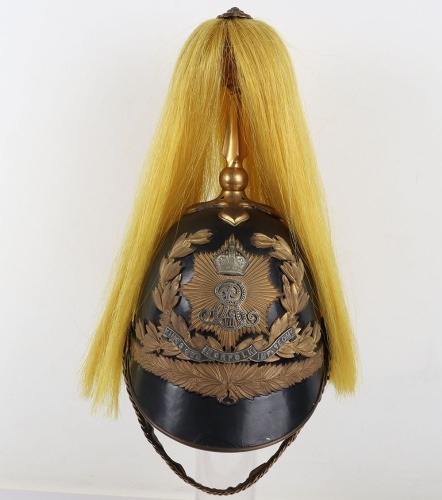 Kings Own Norfolk Imperial Yeomanry Officers Dress Helmet