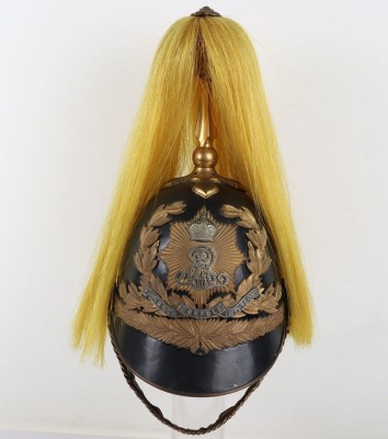 Kings Own Norfolk Imperial Yeomanry Officers Dress Helmet