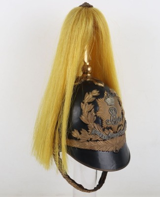 Kings Own Norfolk Imperial Yeomanry Officers Dress Helmet - 5