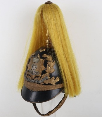 Kings Own Norfolk Imperial Yeomanry Officers Dress Helmet - 6