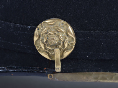 Post 1902 Bedfordshire Regiment Officers Home Service Helmet - 7