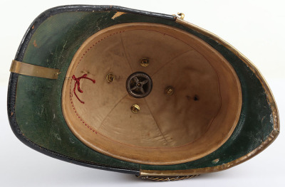 Post 1902 Bedfordshire Regiment Officers Home Service Helmet - 8