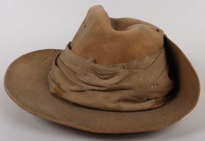 Rare Boer War Imperial Yeomanry Slouch Hat - 2