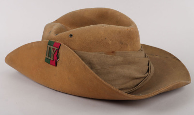 Rare Boer War Imperial Yeomanry Slouch Hat - 6