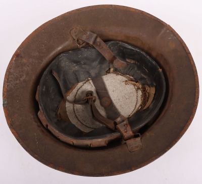 WW1 British Steel Combat Helmet with Divisional / Corps Formation Sign - 6