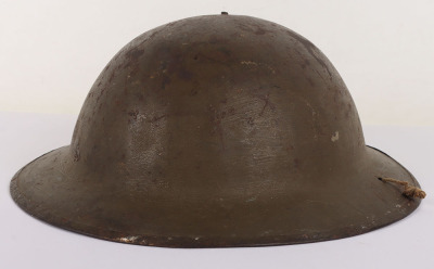WW1 British Battalion / Divisionally Marked Steel Combat Helmet Shell - 2