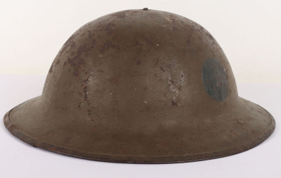 WW1 British Battalion / Divisionally Marked Steel Combat Helmet Shell - 5