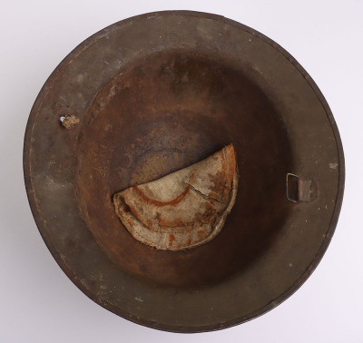 WW1 British Battalion / Divisionally Marked Steel Combat Helmet Shell - 8