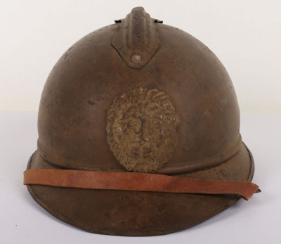 WW1 Belgium Adrian Pattern Steel Helmet - 2
