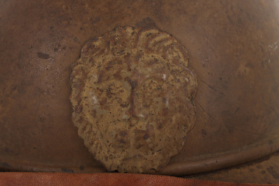 WW1 Belgium Adrian Pattern Steel Helmet - 3