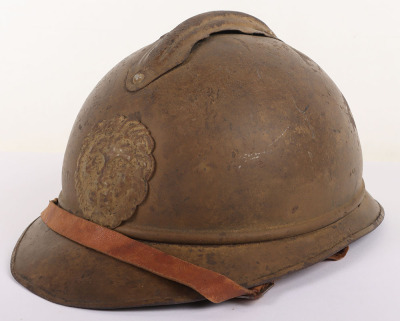WW1 Belgium Adrian Pattern Steel Helmet - 4