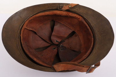 WW1 Belgium Adrian Pattern Steel Helmet - 8