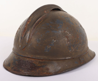 Scarce WW1 Imperial Russian M-15 Adrian Steel Helmet Shell - 7