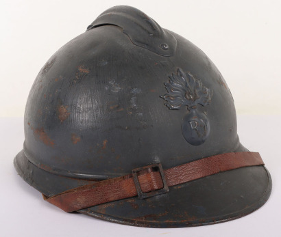 WW1 French Infantry Adrian Pattern Steel Helmet