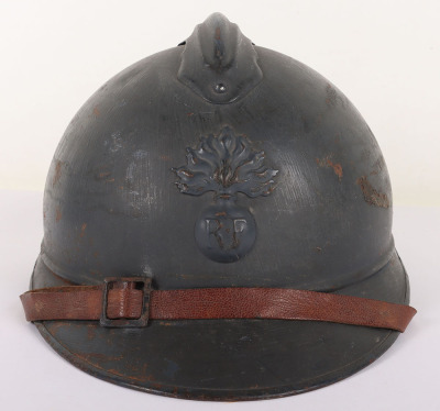 WW1 French Infantry Adrian Pattern Steel Helmet - 2