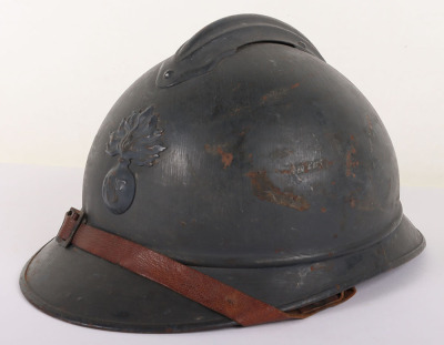 WW1 French Infantry Adrian Pattern Steel Helmet - 4