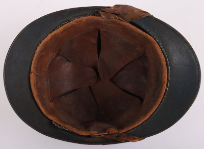 WW1 French Medical Service M-15 Adrian Steel Helmet - 8