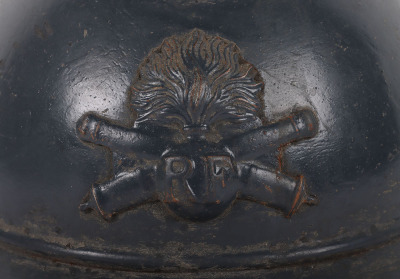 WW1 French Artillery Adrian Pattern Steel Helmet - 3