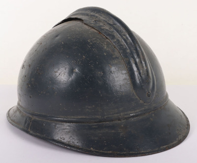 WW1 French Artillery Adrian Pattern Steel Helmet - 6