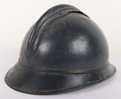 WW1 French Artillery Adrian Pattern Steel Helmet - 7
