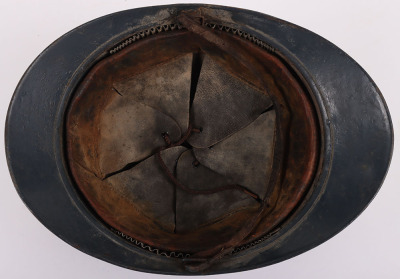WW1 French Artillery Adrian Pattern Steel Helmet - 8