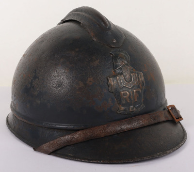 WW1 French Engineers Adrian Pattern Steel Helmet