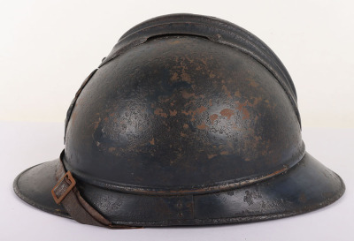 WW1 French Engineers Adrian Pattern Steel Helmet - 5