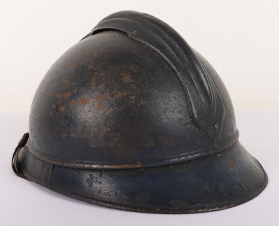WW1 French Engineers Adrian Pattern Steel Helmet - 6