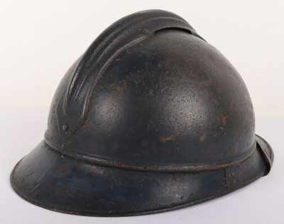 WW1 French Engineers Adrian Pattern Steel Helmet - 7