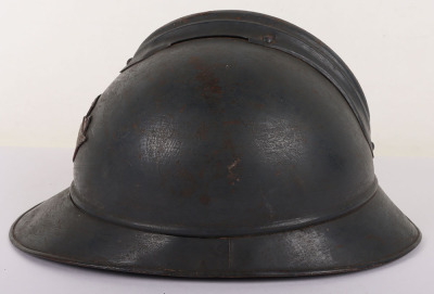French Aviation Service M-15 Adrian Pattern Steel Helmet - 5