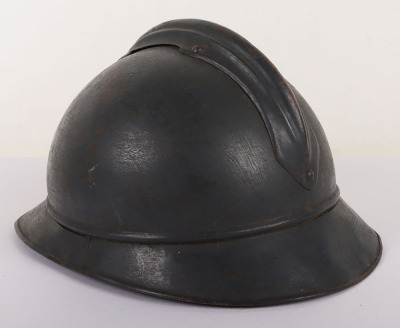 French Aviation Service M-15 Adrian Pattern Steel Helmet - 6